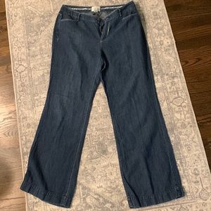 WHBM WIDE LEG LINEN BLEND